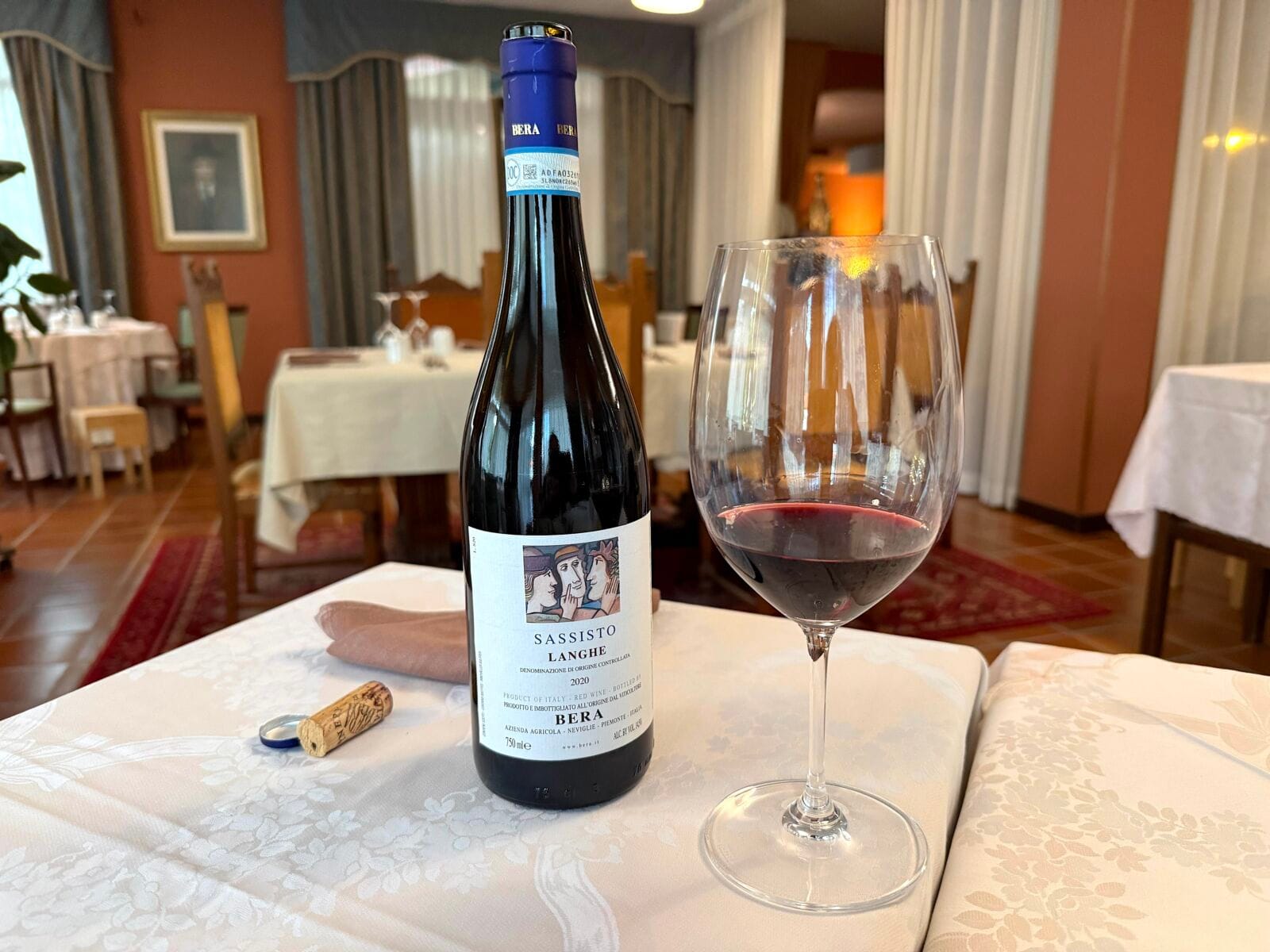 Nebbiolo from Chef Carlo Zarri's wine cellar