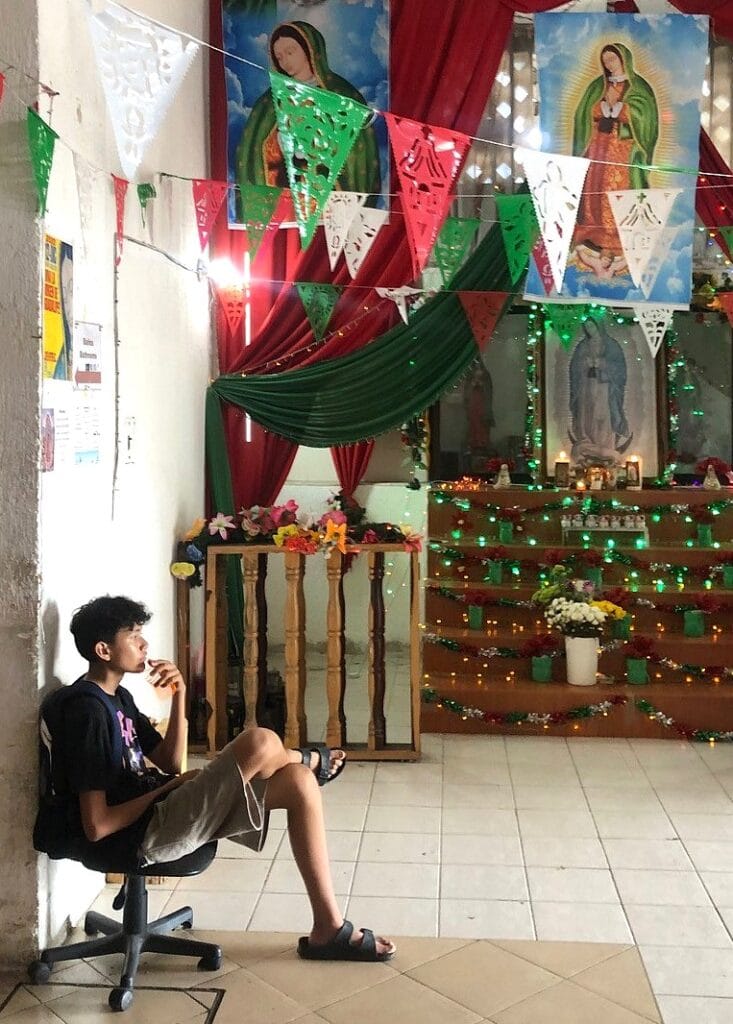 Isla Mujeres, Mexico, El Centro Market. Playa Norte, El Centro, golf